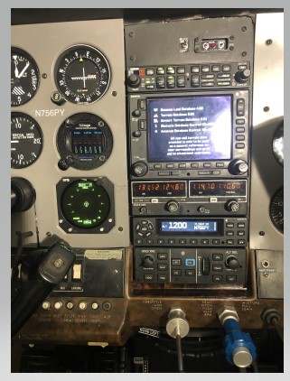 Cessna 206 N756PY's Panel